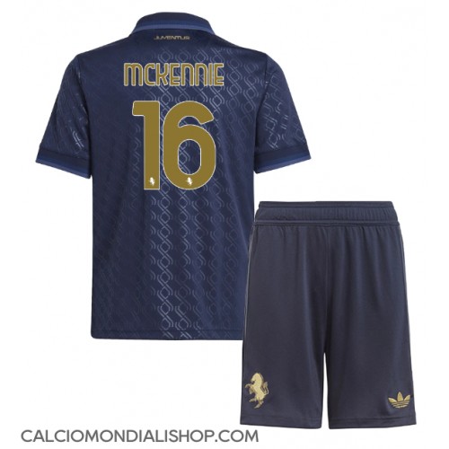 Maglie da calcio Juventus Weston McKennie #16 Terza Maglia Bambino 2024-25 Manica Corta (+ Pantaloni corti)